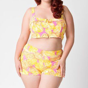 NWT Retro Two-Piece Swimsuit (comfortable & cute!)